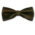 Solid Faille Rum Bowtie